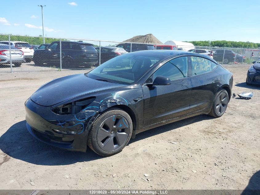 2023 Tesla Model 3 VIN: 5YJ3E1EB0PF415829 Lot: 12018028