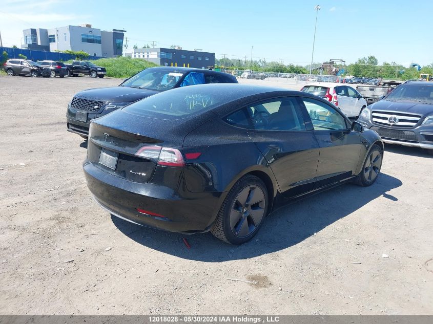 2023 Tesla Model 3 VIN: 5YJ3E1EB0PF415829 Lot: 12018028