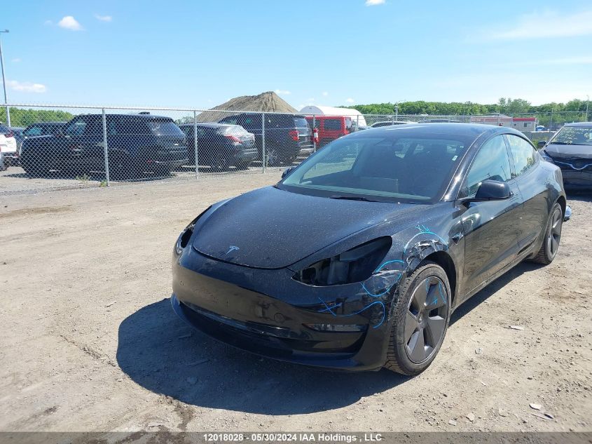 2023 Tesla Model 3 VIN: 5YJ3E1EB0PF415829 Lot: 12018028