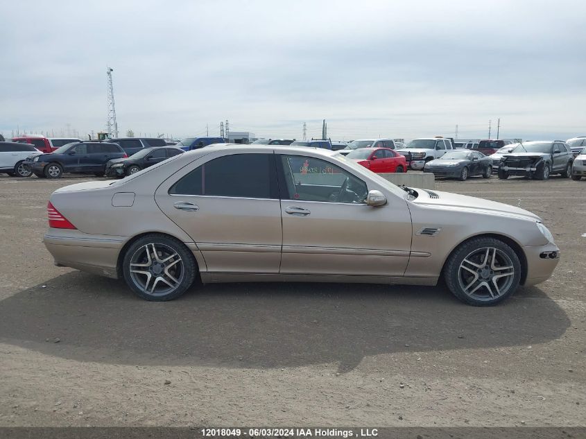 2005 Mercedes-Benz S-Class VIN: WDBNF83J65A452719 Lot: 12018049