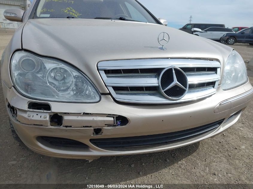 2005 Mercedes-Benz S-Class VIN: WDBNF83J65A452719 Lot: 12018049