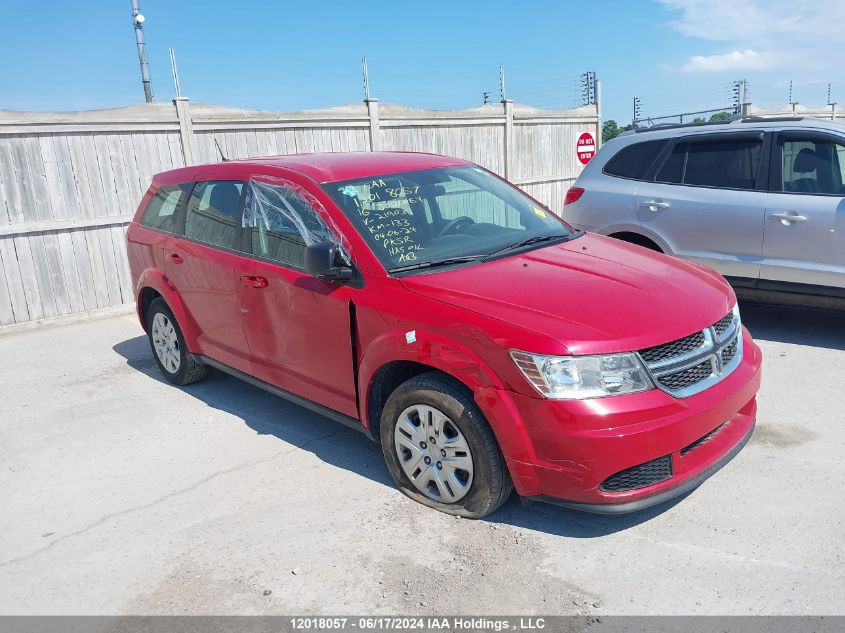 2016 Dodge Journey Se VIN: 3C4PDCAB0GT219039 Lot: 12018057