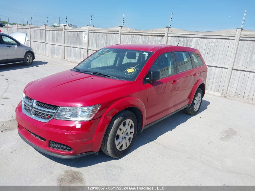 2016 Dodge Journey Se VIN: 3C4PDCAB0GT219039 Lot: 12018057