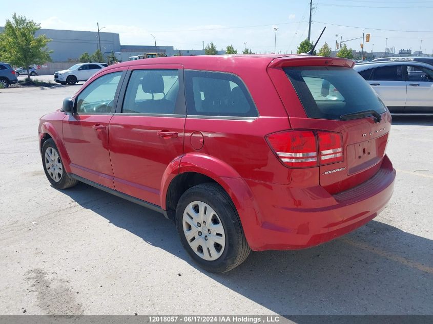 2016 Dodge Journey Se VIN: 3C4PDCAB0GT219039 Lot: 12018057