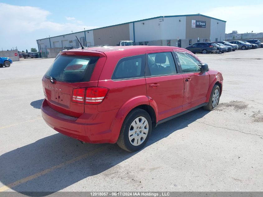 2016 Dodge Journey Se VIN: 3C4PDCAB0GT219039 Lot: 12018057