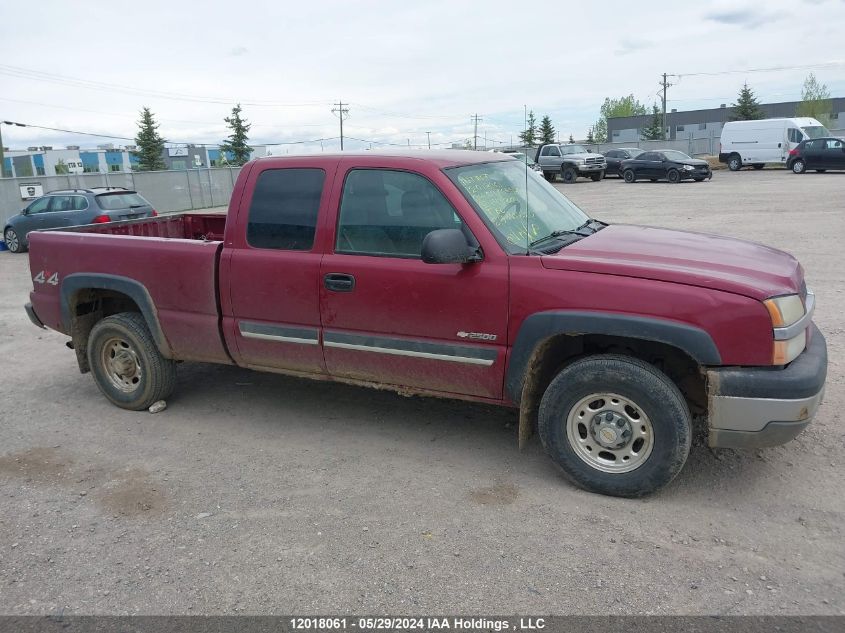 2004 Chevrolet Silverado 2500 VIN: 1GCGK29U34Z143360 Lot: 12018061