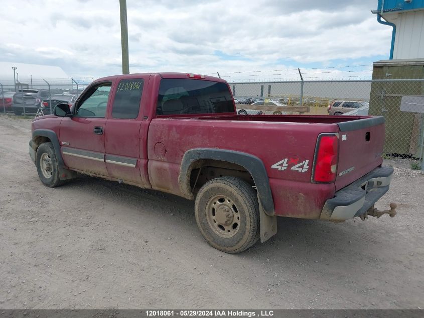 2004 Chevrolet Silverado 2500 VIN: 1GCGK29U34Z143360 Lot: 12018061