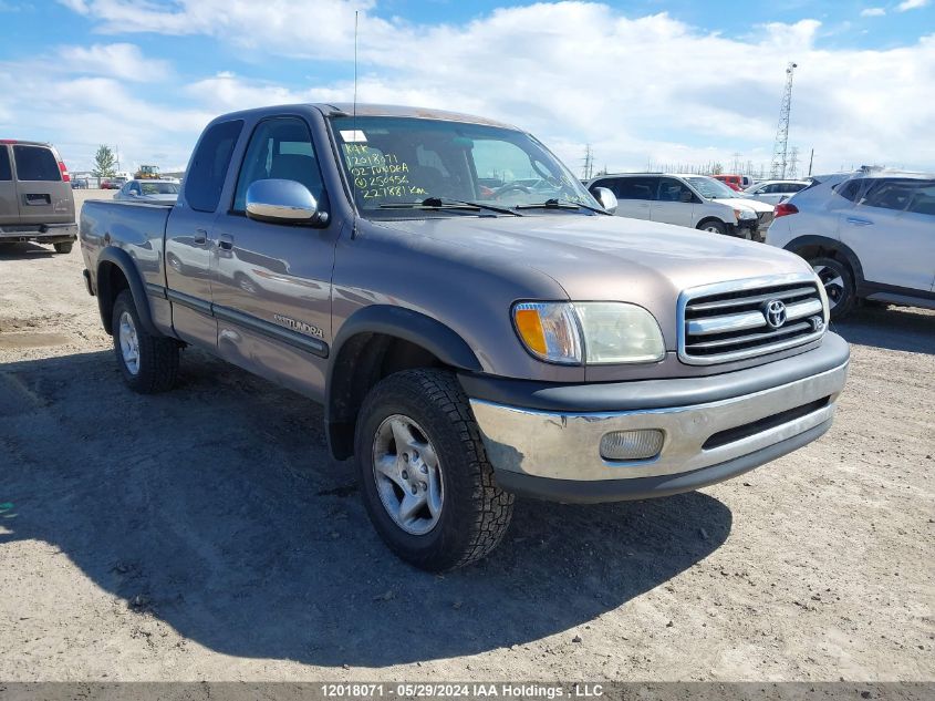 2002 Toyota Tundra Access Cab/Access Cab Sr5 VIN: 5TBBT44142S250456 Lot: 12018071