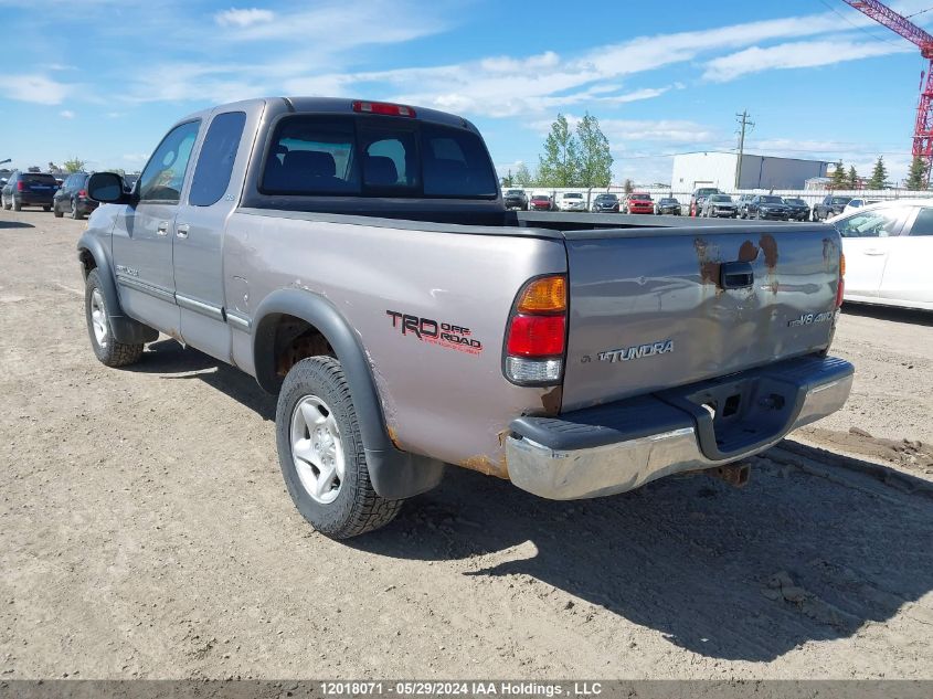 2002 Toyota Tundra Access Cab/Access Cab Sr5 VIN: 5TBBT44142S250456 Lot: 12018071