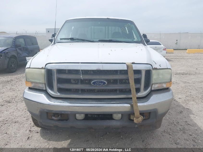 2002 Ford F350 Srw Super Duty VIN: 1FTSW31F52ED62889 Lot: 12018077