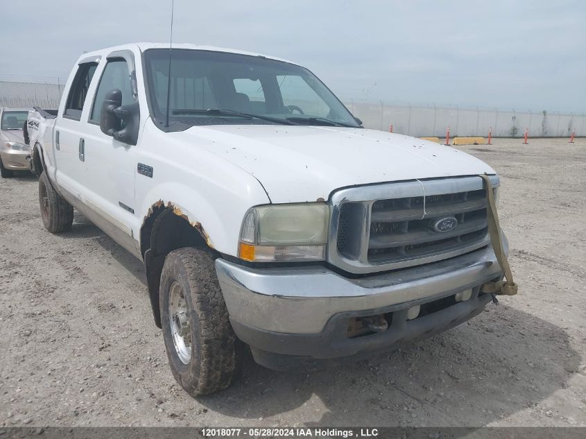 2002 Ford F350 Srw Super Duty VIN: 1FTSW31F52ED62889 Lot: 12018077