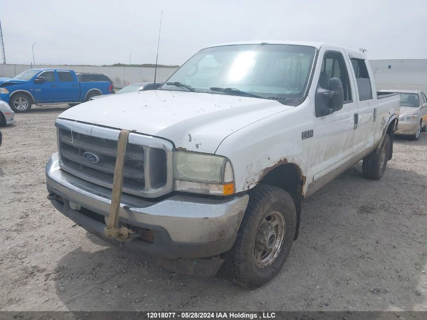 2002 Ford F350 Srw Super Duty VIN: 1FTSW31F52ED62889 Lot: 12018077