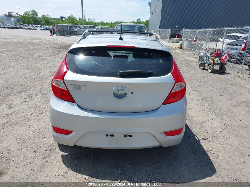 2016 Hyundai Accent Se VIN: KMHCT5AEXGU250663 Lot: 12018078