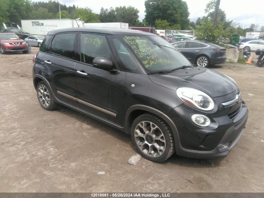 2014 Fiat 500L Trekking VIN: ZFBCFADH9EZ026068 Lot: 12018081