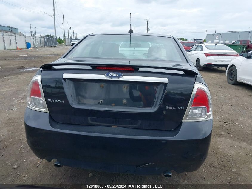 2009 Ford Fusion Sel VIN: 3FAHP08139R189144 Lot: 12018085