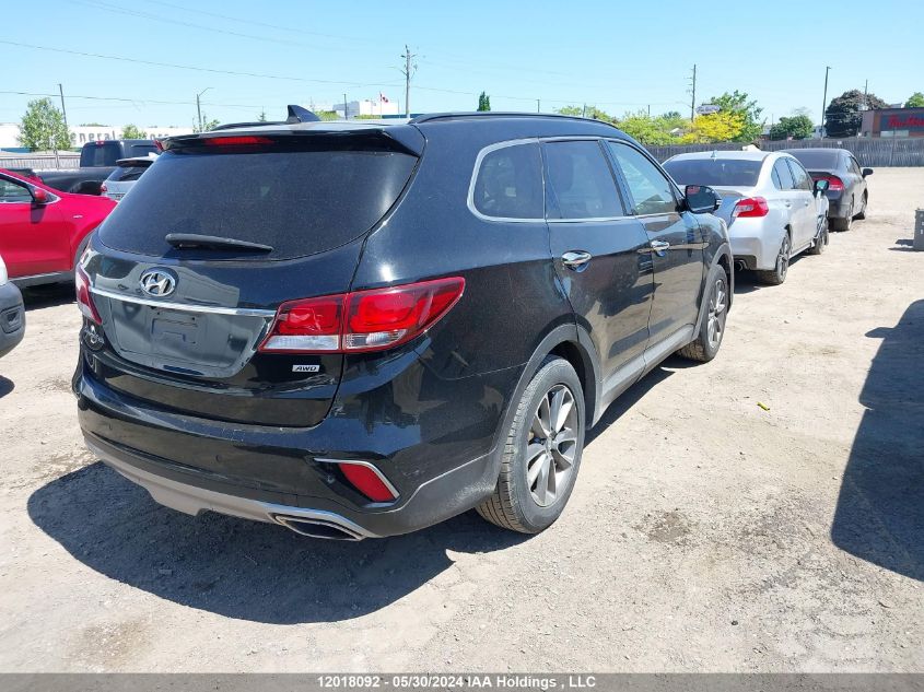 2017 Hyundai Santa Fe Se/Limited VIN: KM8SNDHF6HU178151 Lot: 12018092