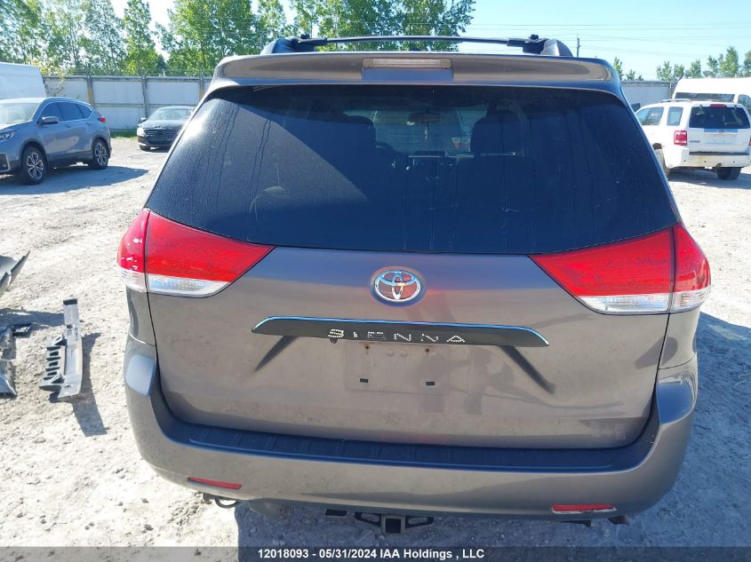 2013 Toyota Sienna V6 7 Passenger VIN: 5TDZK3DC9DS342069 Lot: 12018093