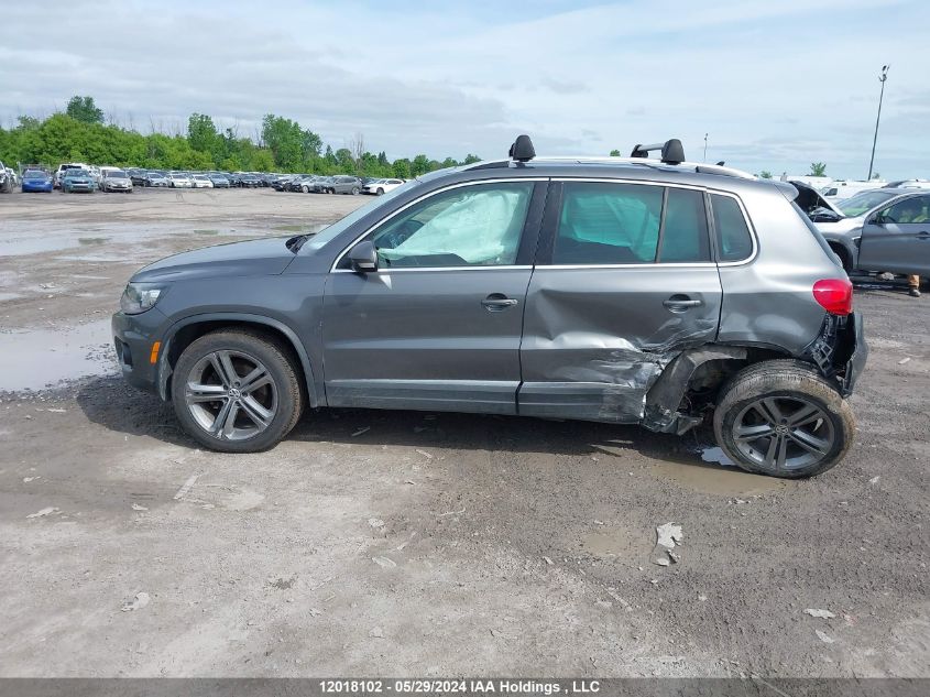 2017 Volkswagen Tiguan VIN: WVGLV7AX0HK030520 Lot: 12018102