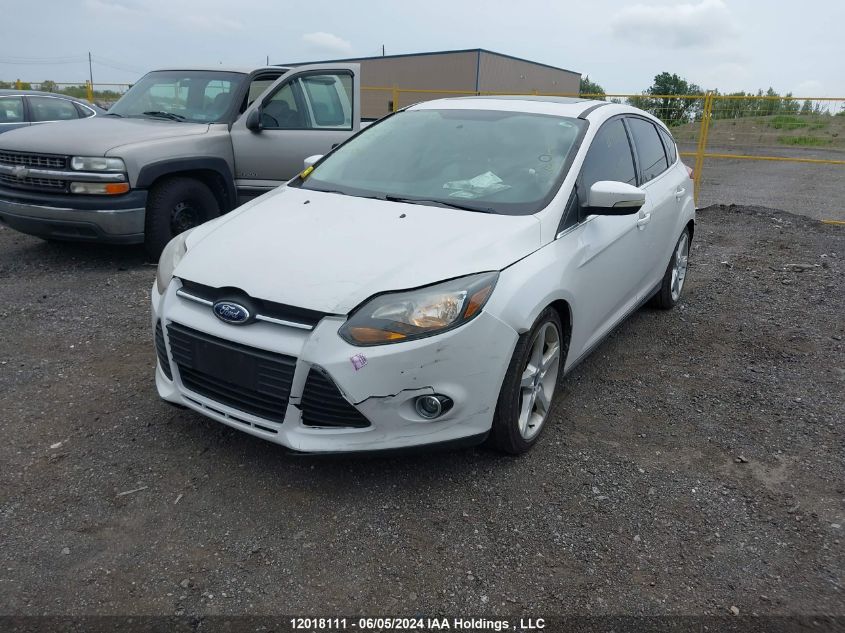 2013 Ford Focus Titanium VIN: 1FADP3N24DL172471 Lot: 12018111