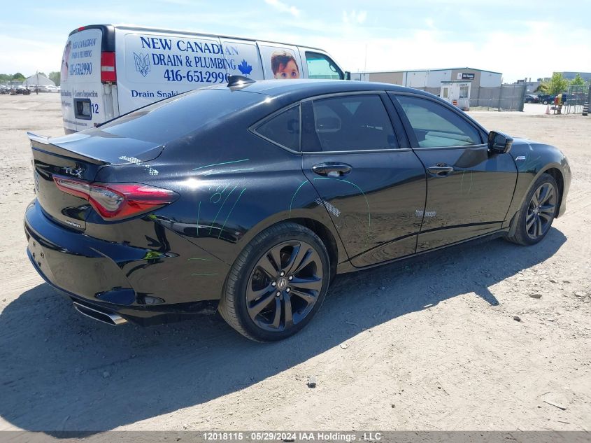 2021 Acura Tlx VIN: 19UUB6F5XMA801358 Lot: 12018115