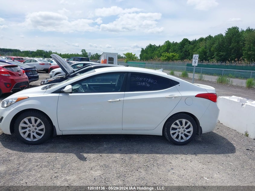2012 Hyundai Elantra Gls/Limited VIN: 5NPDH4AE5CH078812 Lot: 12018136