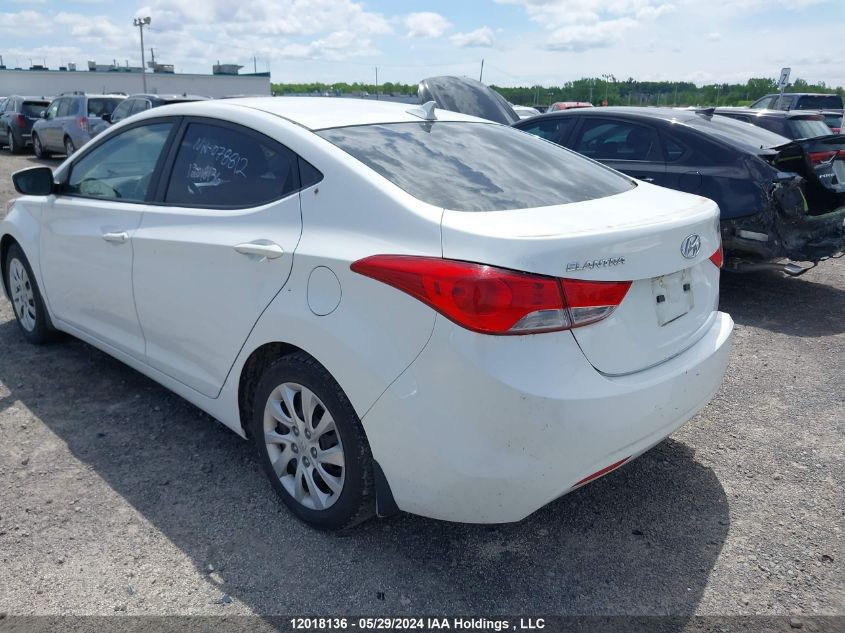 2012 Hyundai Elantra Gls/Limited VIN: 5NPDH4AE5CH078812 Lot: 12018136