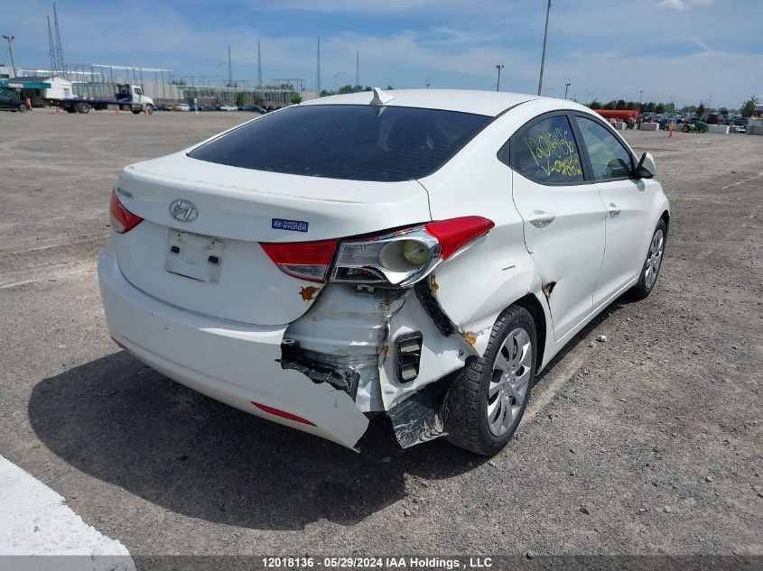 2012 Hyundai Elantra Gls/Limited VIN: 5NPDH4AE5CH078812 Lot: 12018136