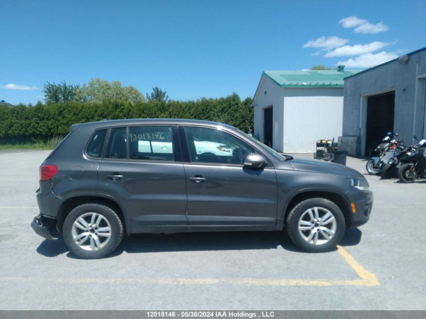 2012 Volkswagen Tiguan S/Se/Sel VIN: WVGBV7AX9CW005192 Lot: 12018146