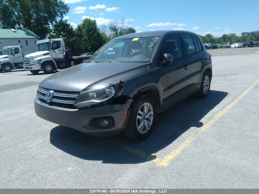 2012 Volkswagen Tiguan S/Se/Sel VIN: WVGBV7AX9CW005192 Lot: 12018146