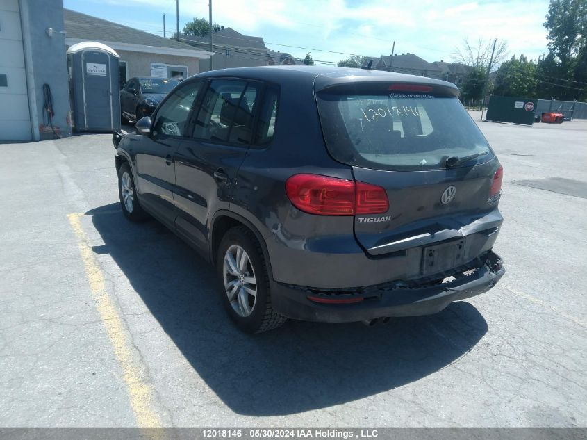 2012 Volkswagen Tiguan S/Se/Sel VIN: WVGBV7AX9CW005192 Lot: 12018146