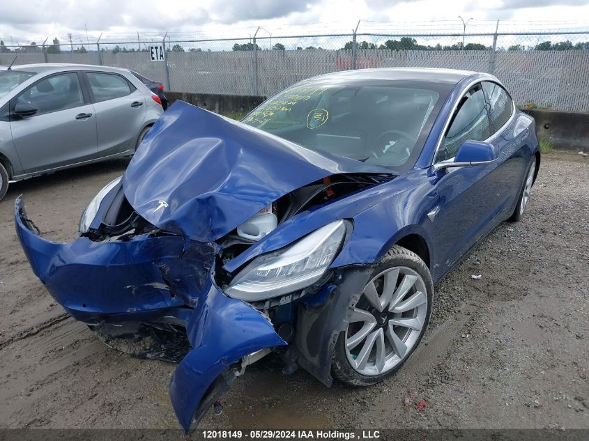 2020 Tesla Model 3 VIN: 5YJ3E1EA1LF625874 Lot: 12018149