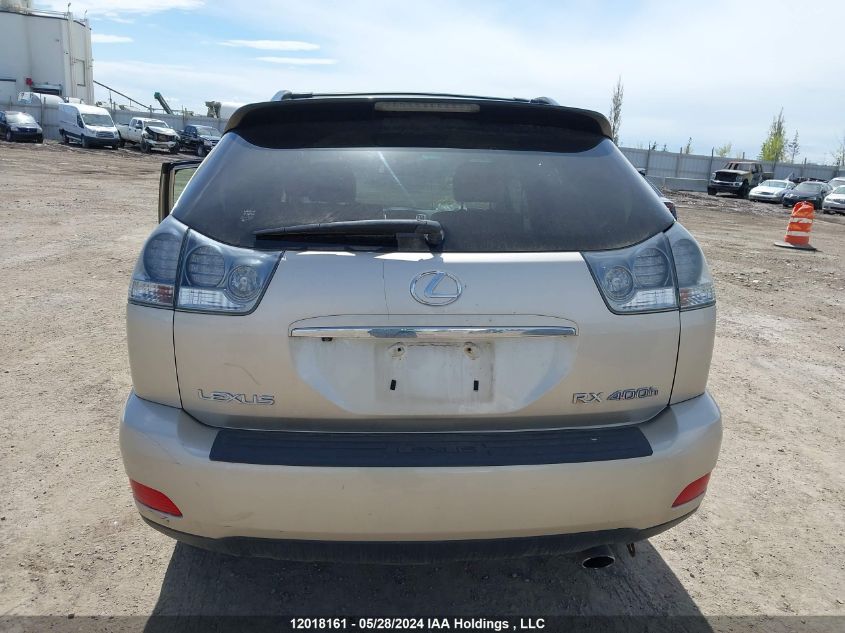 2007 Lexus Rx 400H VIN: JTJHW31U472010840 Lot: 12018161