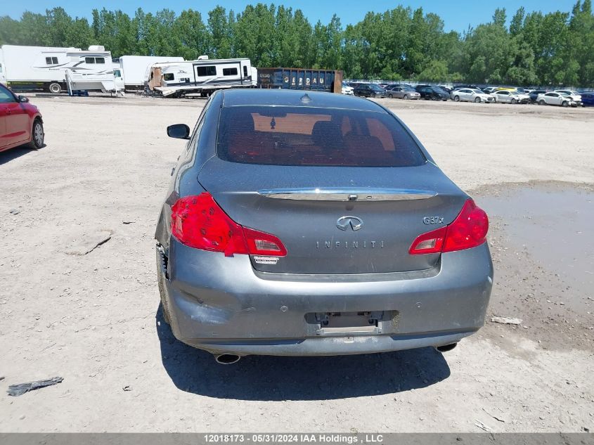 2010 Infiniti G37X VIN: JN1CV6AR6AM452045 Lot: 12018173