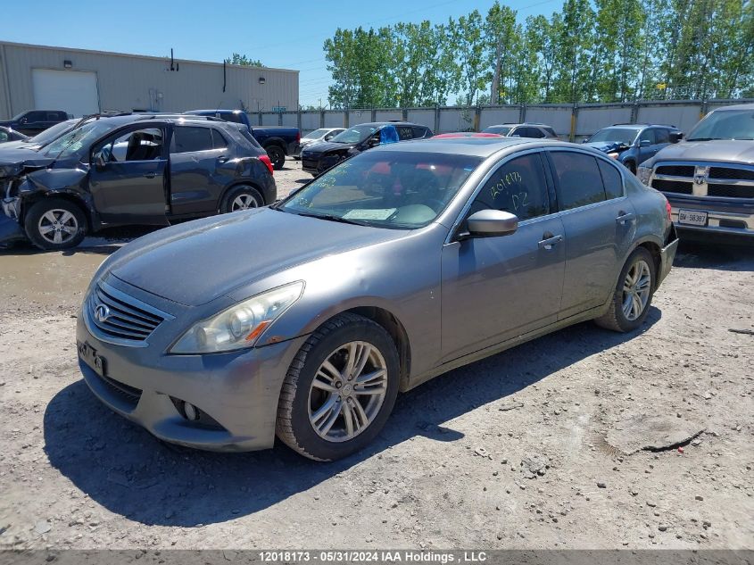 2010 Infiniti G37X VIN: JN1CV6AR6AM452045 Lot: 12018173