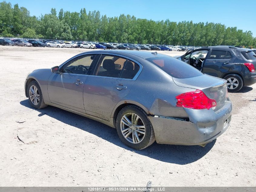 2010 Infiniti G37X VIN: JN1CV6AR6AM452045 Lot: 12018173