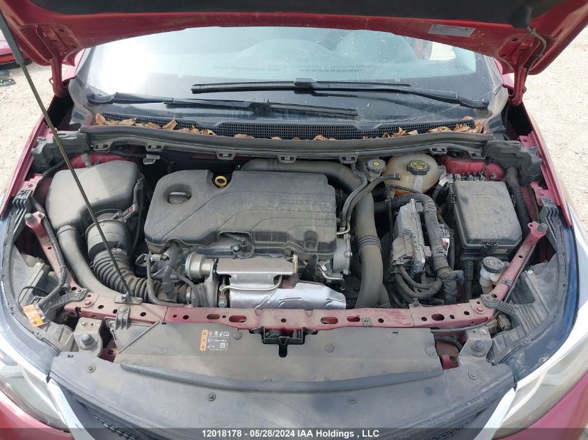 2019 Chevrolet Cruze VIN: 3G1BE6SM0KS616167 Lot: 12018178