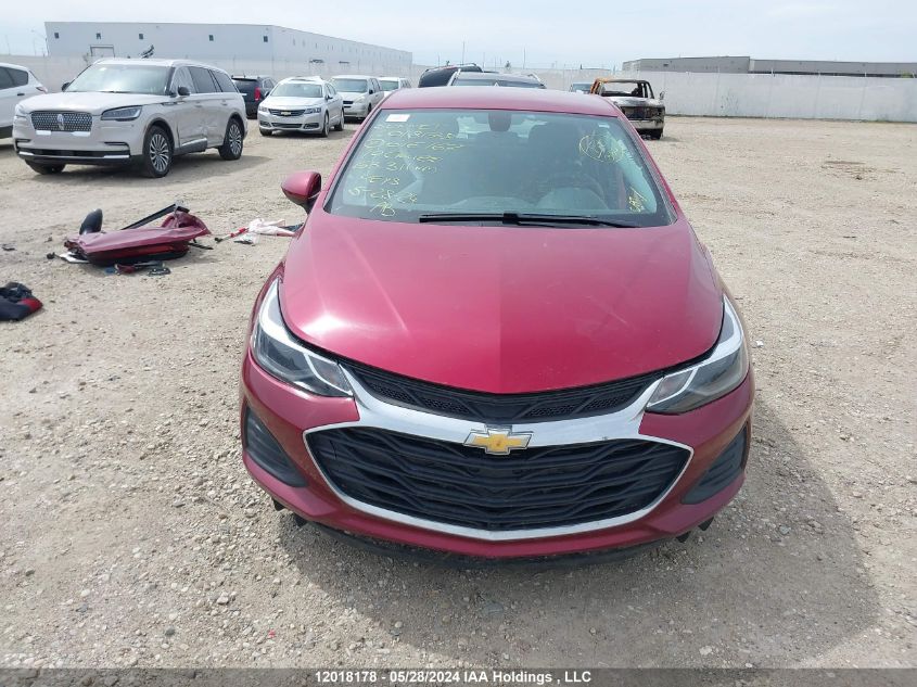 2019 Chevrolet Cruze VIN: 3G1BE6SM0KS616167 Lot: 12018178