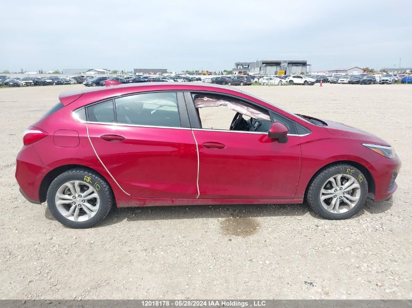 2019 Chevrolet Cruze VIN: 3G1BE6SM0KS616167 Lot: 12018178