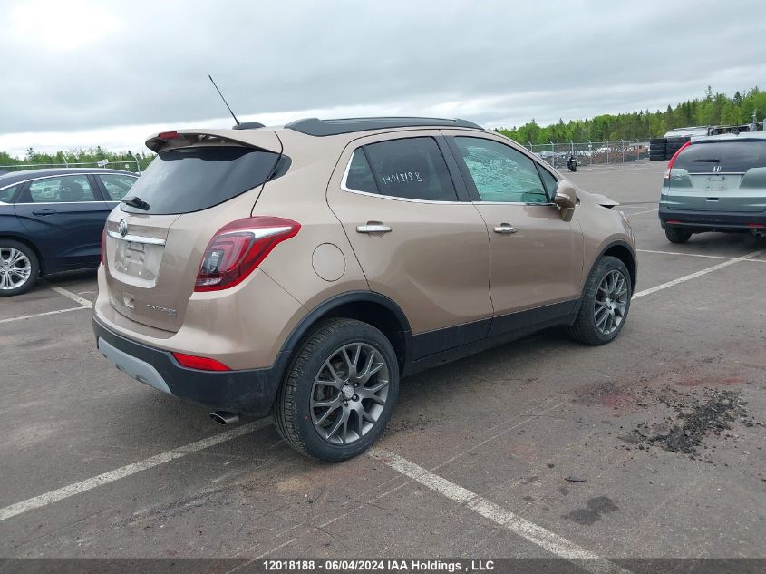 2019 Buick Encore Sport Touring VIN: KL4CJ2SB7KB778995 Lot: 12018188