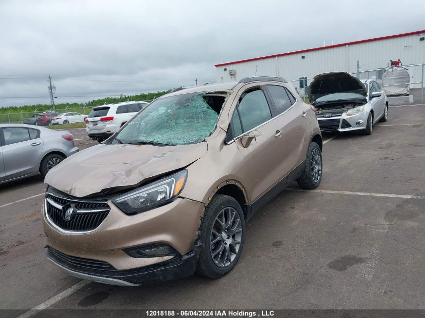 2019 Buick Encore Sport Touring VIN: KL4CJ2SB7KB778995 Lot: 12018188