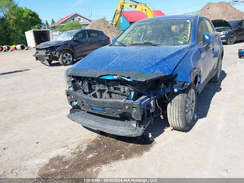 2016 Mazda Cx-3 Touring VIN: JM1DKBC72G0100529 Lot: 12018190