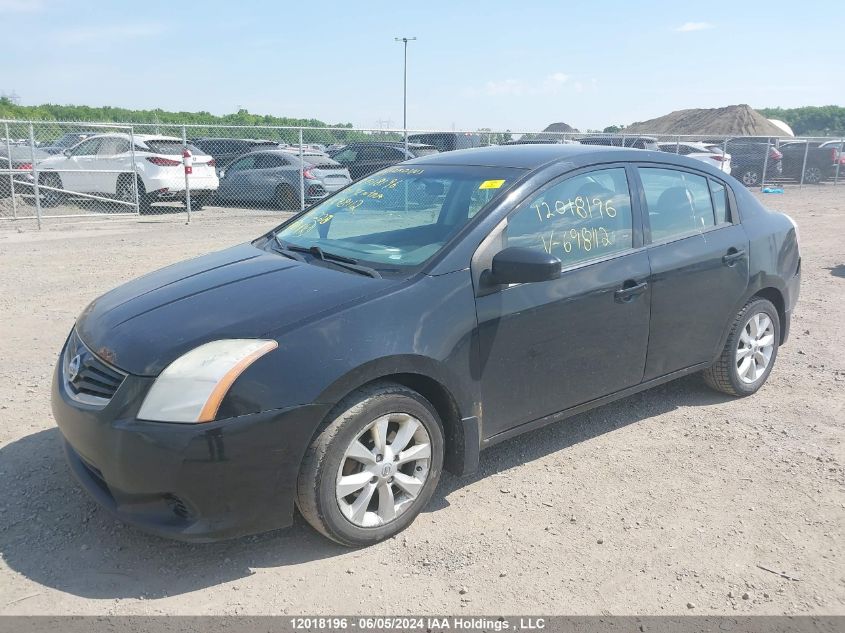2010 Nissan Sentra 2.0/2.0S/Sr/2.0Sl VIN: 3N1AB6AP7AL698112 Lot: 12018196