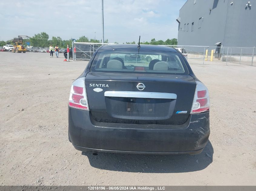 2010 Nissan Sentra 2.0/2.0S/Sr/2.0Sl VIN: 3N1AB6AP7AL698112 Lot: 12018196
