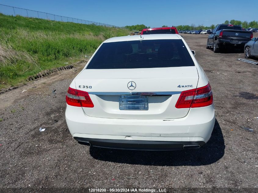 2011 Mercedes-Benz E-Class VIN: WDDHF8HB8BA276466 Lot: 12018200