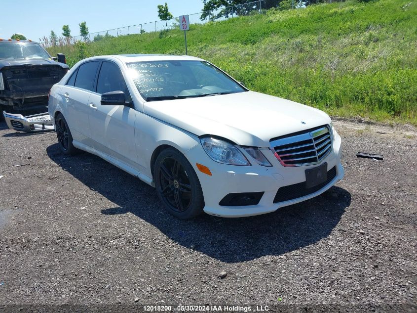 2011 Mercedes-Benz E-Class VIN: WDDHF8HB8BA276466 Lot: 12018200