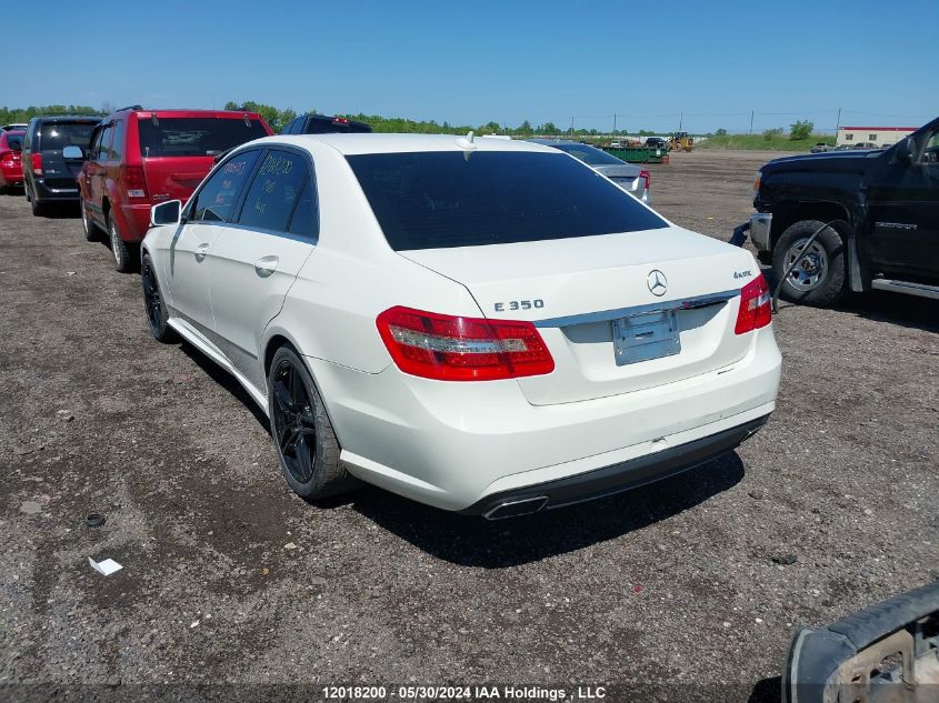 2011 Mercedes-Benz E-Class VIN: WDDHF8HB8BA276466 Lot: 12018200