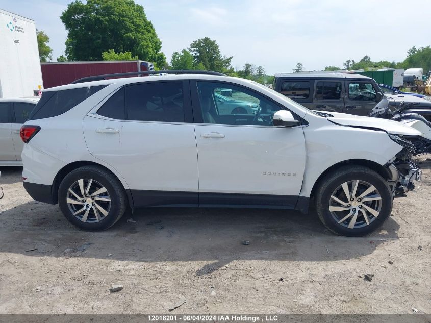 2022 Chevrolet Equinox VIN: 3GNAXUEV9NL232612 Lot: 12018201