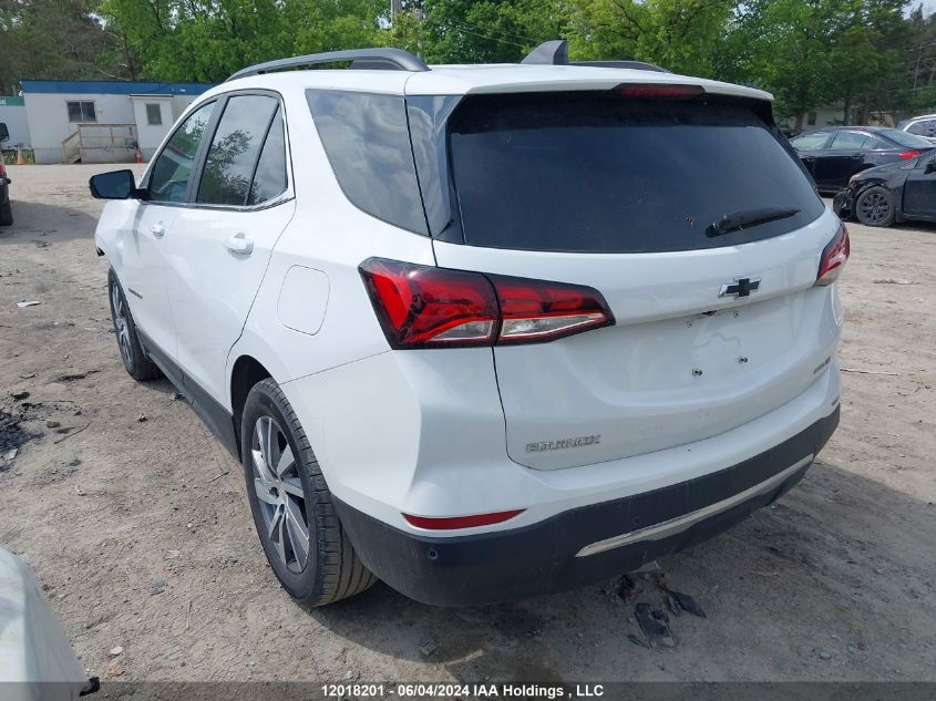 2022 Chevrolet Equinox VIN: 3GNAXUEV9NL232612 Lot: 12018201