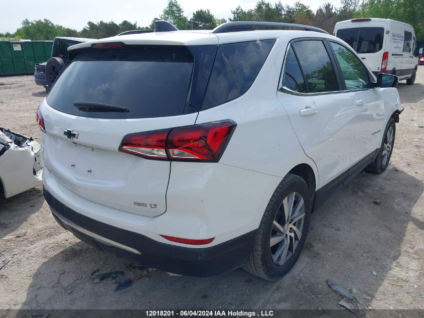 2022 Chevrolet Equinox VIN: 3GNAXUEV9NL232612 Lot: 12018201