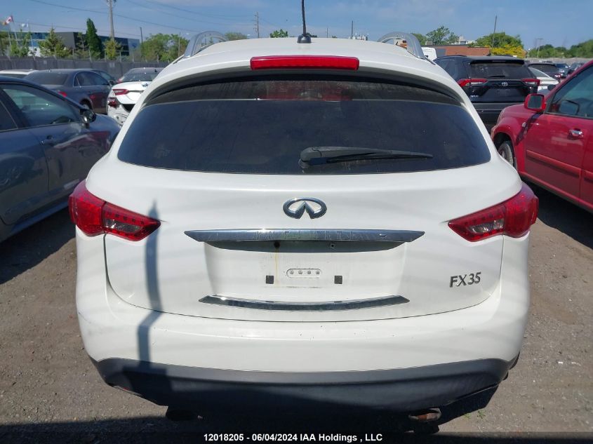 2009 Infiniti Fx35 VIN: JNRAS18W89M155222 Lot: 12018205